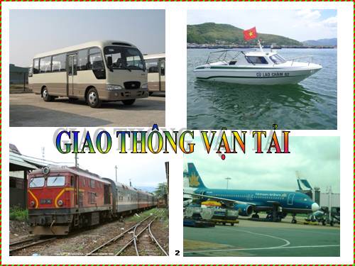 Bài 14. Giao thông vận tải