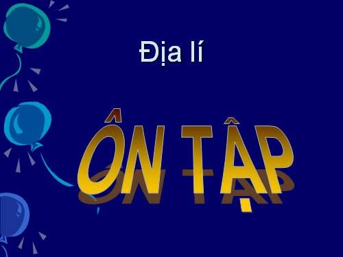 Bài 7. Ôn tập