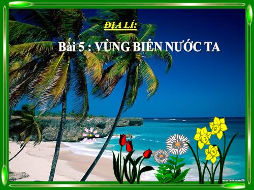 Bài 5. Vùng biển nước ta