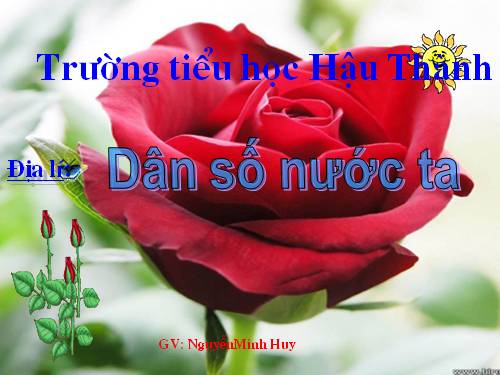 Bài 8. Dân số nước ta