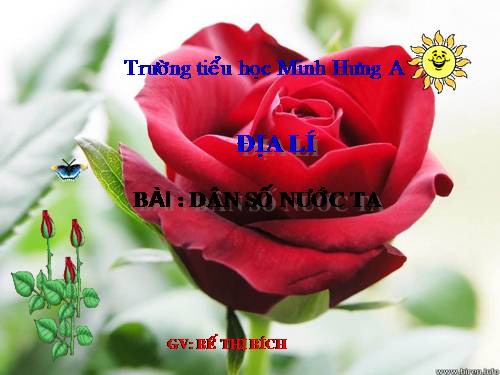 Bài 8. Dân số nước ta