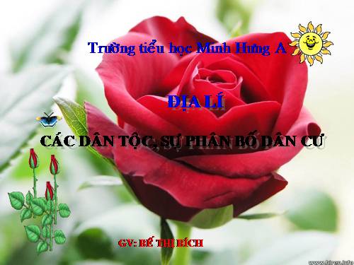 Bài 9. Các dân tộc, sự phân bố dân cư