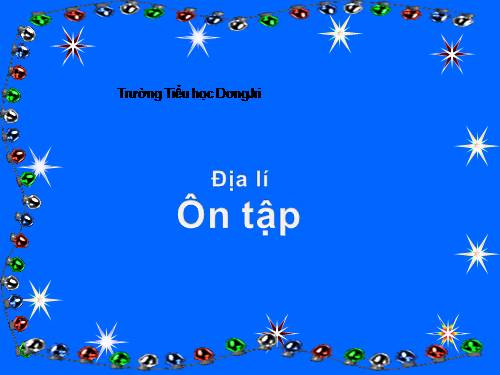 Bài 16. Ôn tập