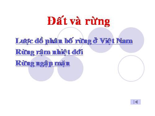 Bài 6. Đất và rừng