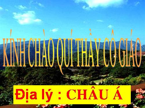 Bài 17. Châu Á