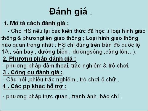 Giao thông vận tải