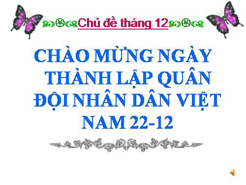 Tổ chức hoạt động nhân ngày 22 tháng 12