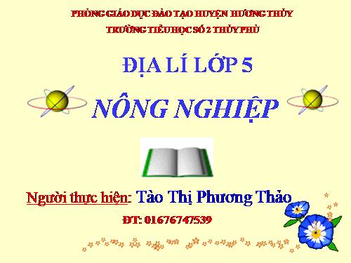 Bài 10. Nông nghiệp