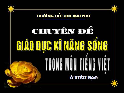 GDKNS cho HS qua môn TV