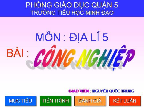 Bài 12. Công nghiệp