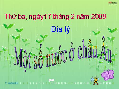 Bài 21. Một số nước ở châu Âu