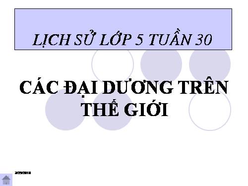 Bài 28. Các đại dương trên thế giới