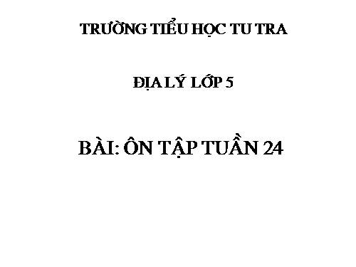 Bài 22. Ôn tập