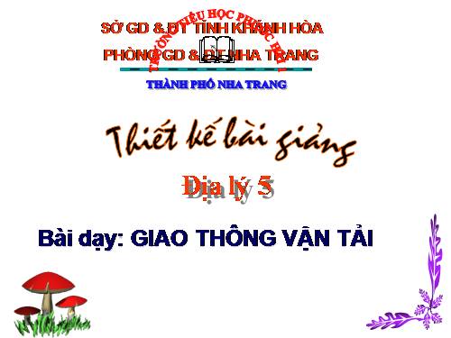 Bài 14. Giao thông vận tải