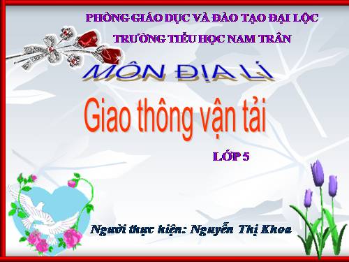 Bài 14. Giao thông vận tải