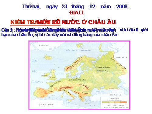 Bài 21. Một số nước ở châu Âu