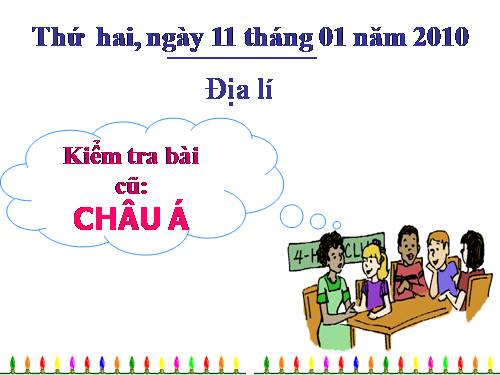 Bài 18. Châu Á (tiếp theo)