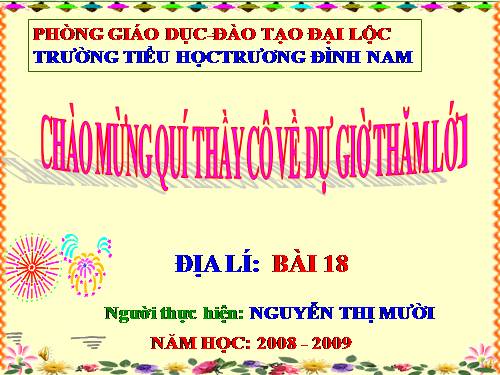 Bài 18. Châu Á (tiếp theo)