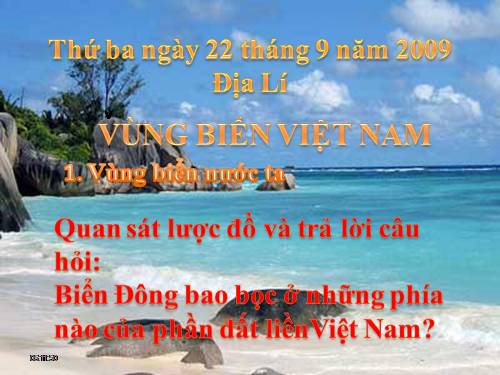 Bài 5. Vùng biển nước ta