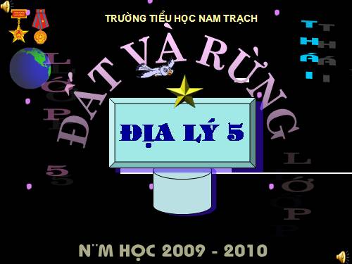 Bài 6. Đất và rừng