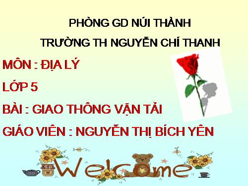 Bài 14. Giao thông vận tải