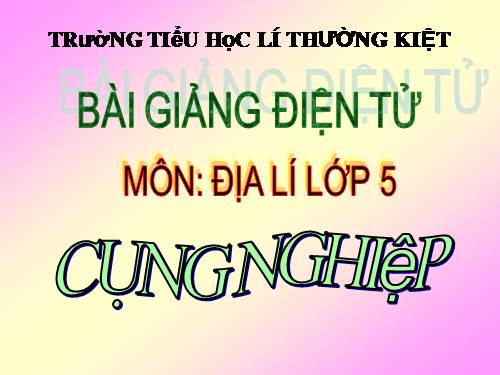 Bài 12. Công nghiệp