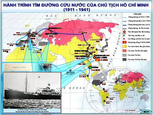 Hành trình cứu nước của Bác.