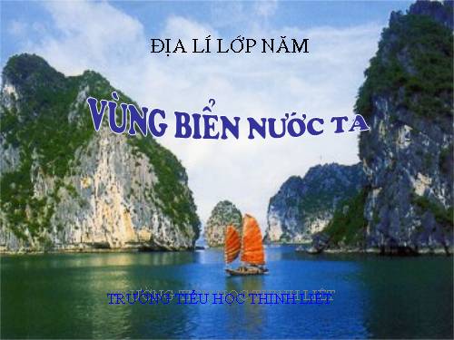 Bài 5. Vùng biển nước ta