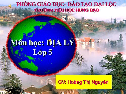 Bài 27. Châu Đại Dương và châu Nam Cực