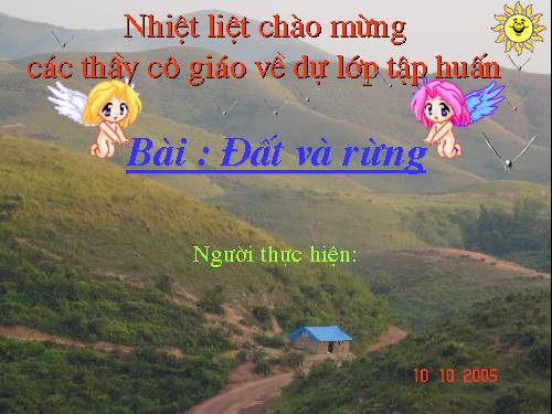 Bài 6. Đất và rừng