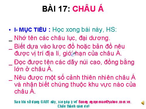 Bài 17. Châu Á