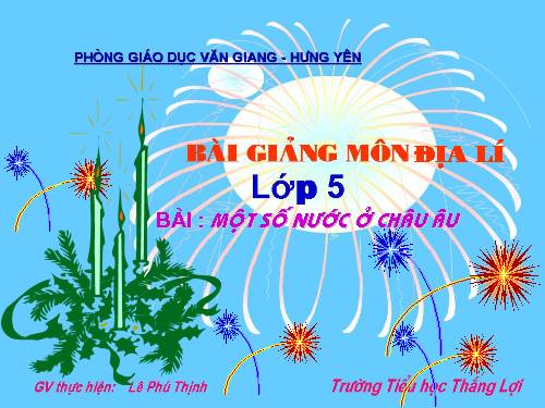 Bài 21. Một số nước ở châu Âu