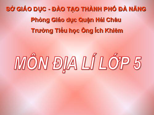 Bài 6. Đất và rừng