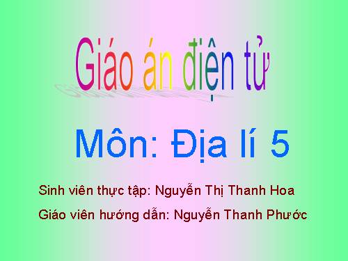 Bài 24. Châu Phi (tiếp theo)