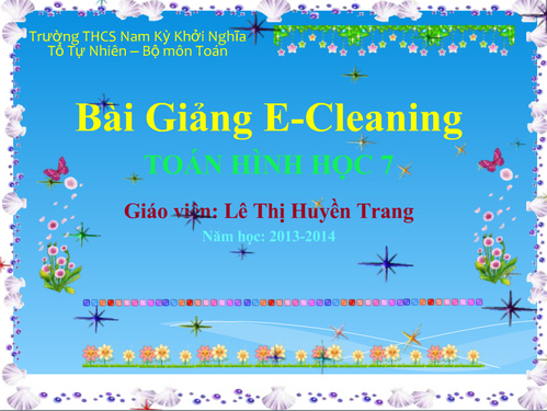 e-learning tổng 3 góc trong một tam giác ct