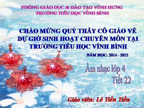 Tiết 22. OTBH: Bàn tay mẹ. TĐN: TĐN số 6