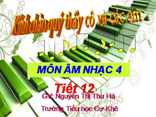 Tiết 13   Ôn bài hát cò lả