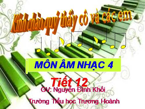 Tiết 12. HH: Cò lả