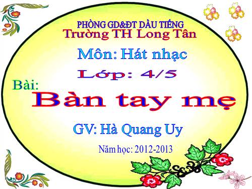 Tiết 21. HH: Bàn tay mẹ