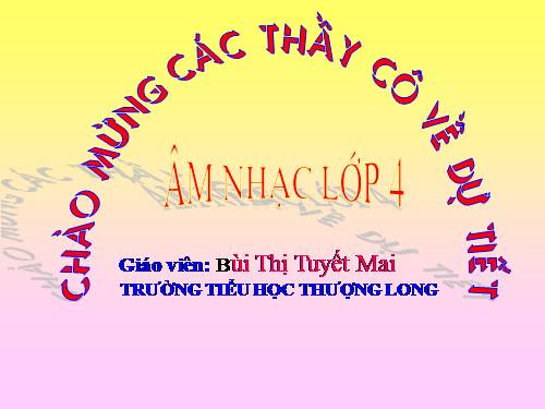 Tiết 13. OTBH: Cò lả. TĐN: TĐN số 4