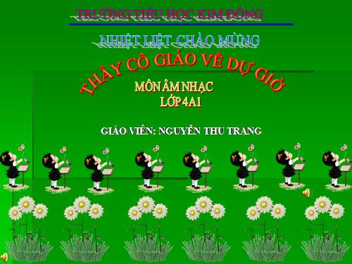 Tiết 14. Ôn tập 3 bài hát: Trên ngựa ta phi nhanh. Khăn quàng thắm mãi vai em. Cò lả. Nghe nhạc