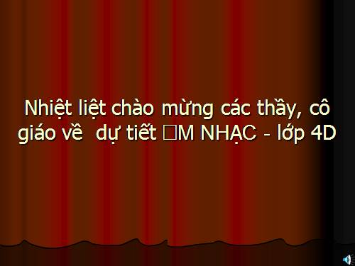 Tiết 6. TĐN: TĐN số 1. Giới thiệu một vài nhạc cụ dân tộc