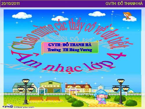 Tiết 3. OTBH: Em yêu hòa bình. Bài tập cao độ và tiết tấu