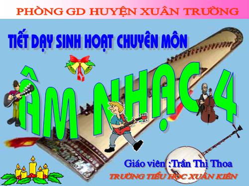 Tiết 15. Học bài hát tự chọn