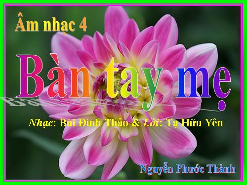 Tiết 21. HH: Bàn tay mẹ