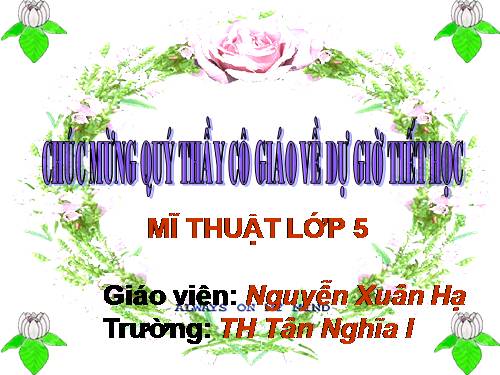 Bài 3. Đề tài Trường em