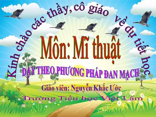 Mĩ thuật 5.chu đề Bưu thiếp tặng mẹ và cô