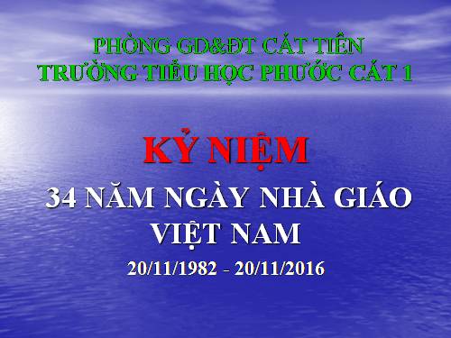 Bài 11. Đề tài Ngày Nhà giáo Việt Nam 20-11