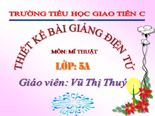 Bài 10. Trang trí đối xứng qua trục