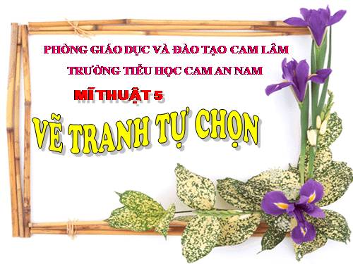 Bài 23. Đề tài tự chọn